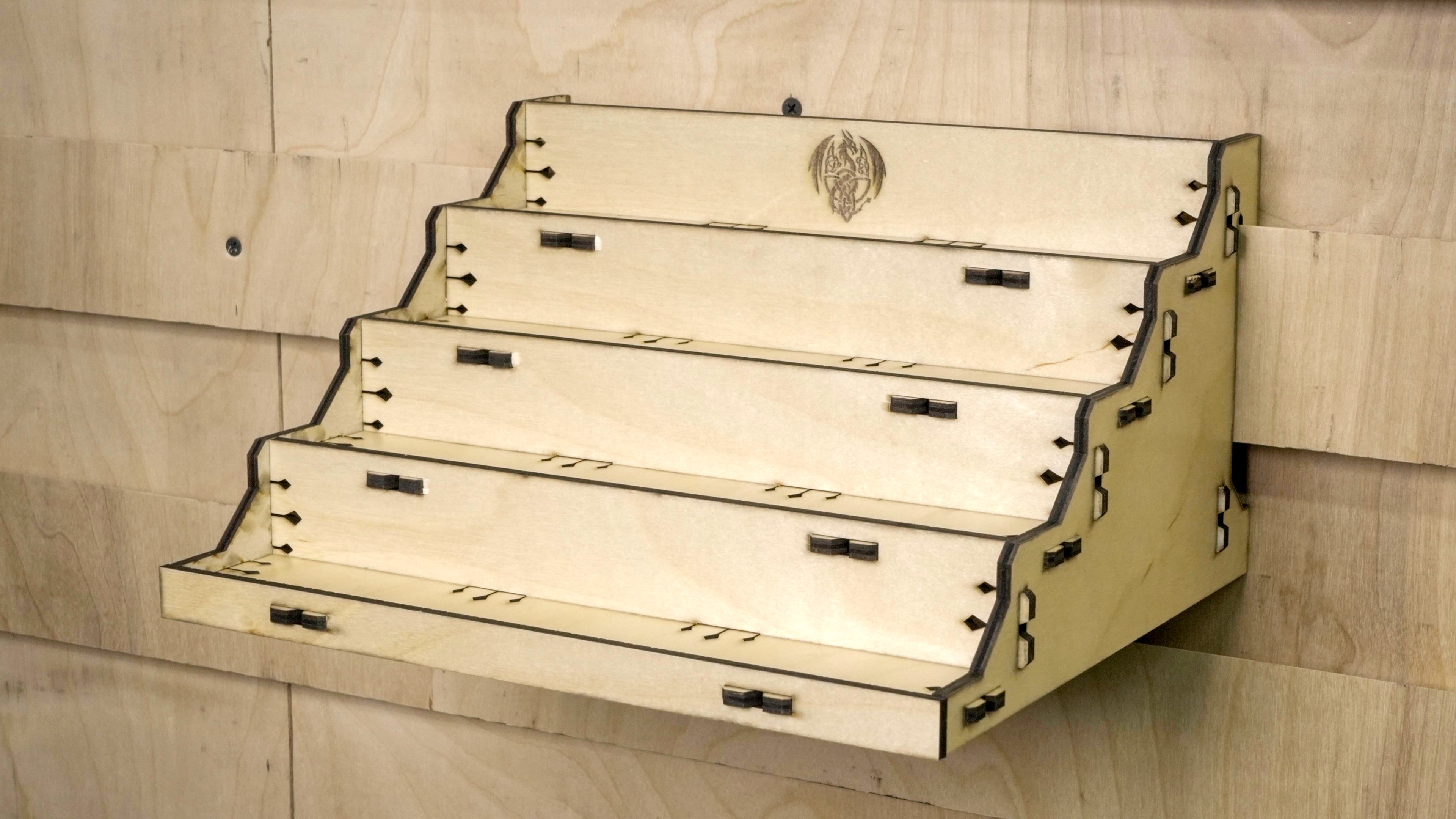 Compact 4 Tier Jar Organizer
