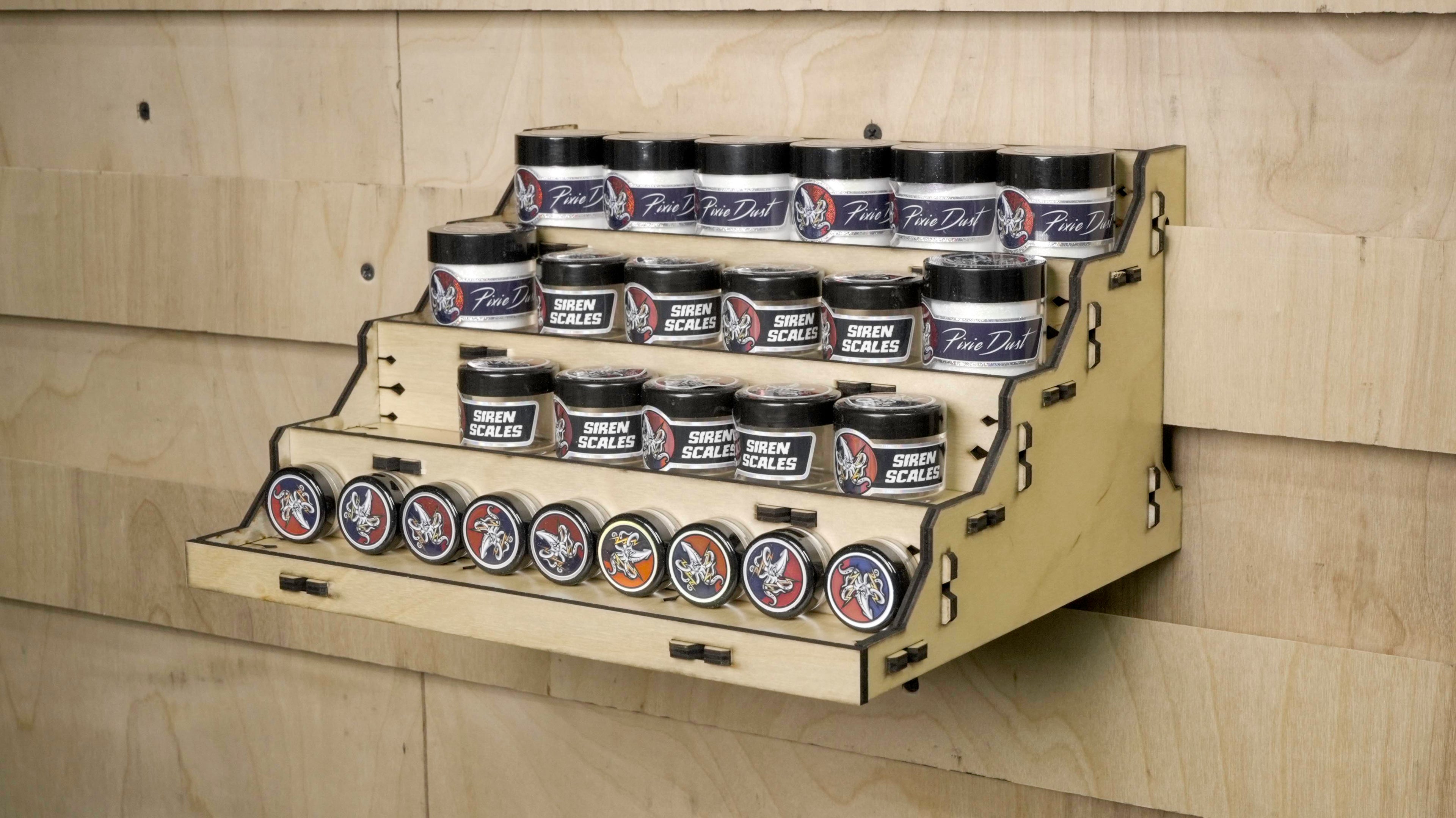 Compact 4 Tier Jar Organizer