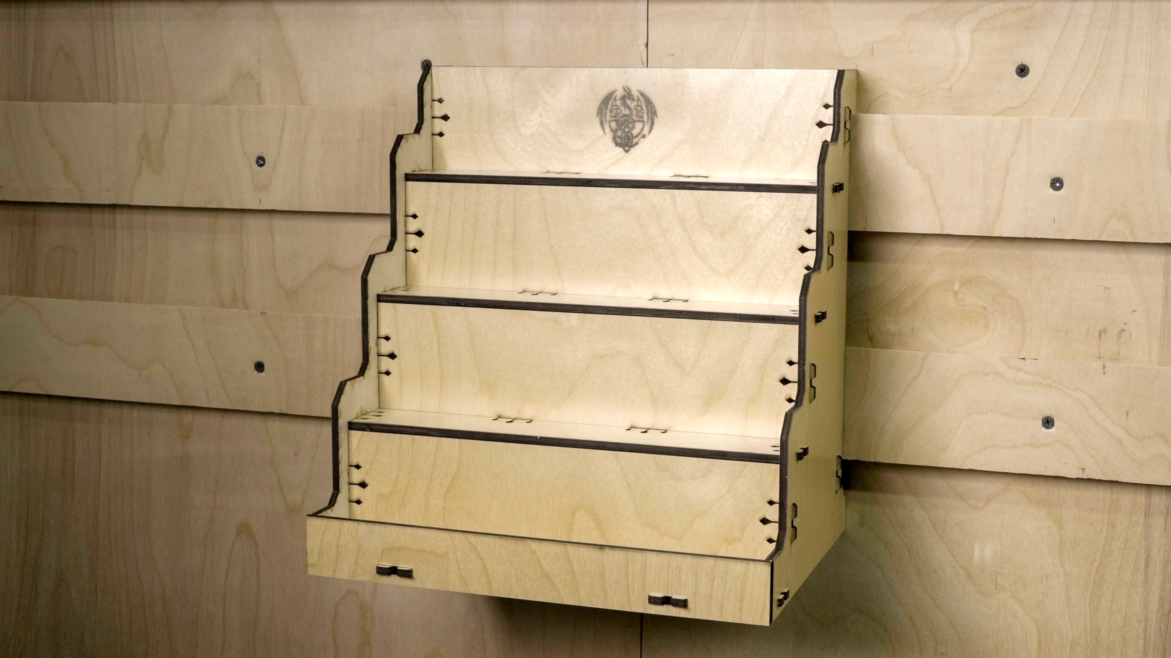 Compact 4 Tier Bottle Organizer